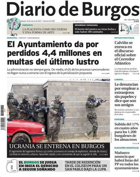 Periódico Diario De Burgos España Periódicos De España Edición De