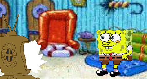 Spongebob Watching Tv Meme