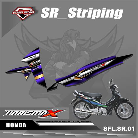 Striping Karisma Sticker Striping List Variasi Motor Karisma Motif