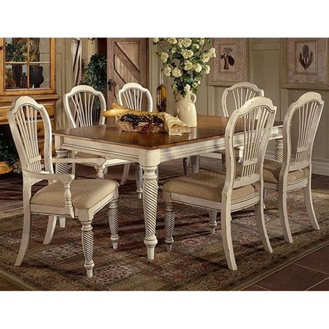 Shop Hillsdale Furniture Wilshire Antique White Dining Set At Lowes