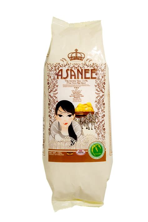 Тайский жасминовый рис 1кг, купить рис asanee в интернет-магазине Fuji ...