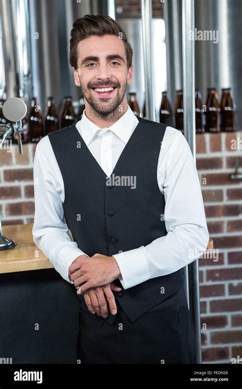 Male Bartender Leaning On Bar Hi Res Stock Photography And Images Alamy