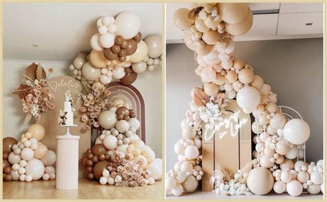 Amazon Tan Balloons Double Stuffed Nude Brown Balloons Garland Apricot Balloons Different