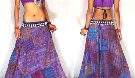 Hippie Skirt Patterns Free Wraparound Skirt Gypsy Boho Hippy