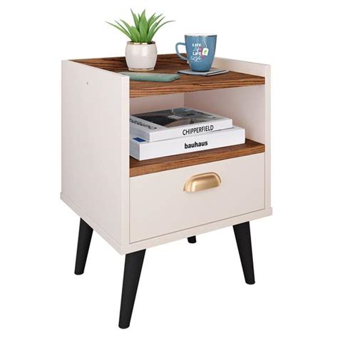 Mesa De Cabeceira Mudo Retro Estilo Concha Quarto Cama Varias Cores