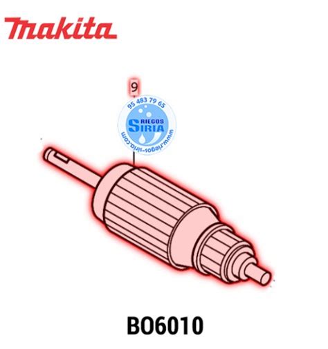 Inducido Original Makita Bo