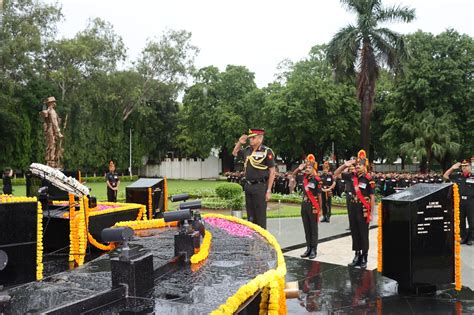 Lt Gen Anindya Sengupta Visits Headquarters Madhya Bharat Area In Jabalpur