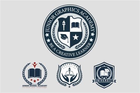 Education Academy Logo Design Templates Graphic by jamandesign360 ...