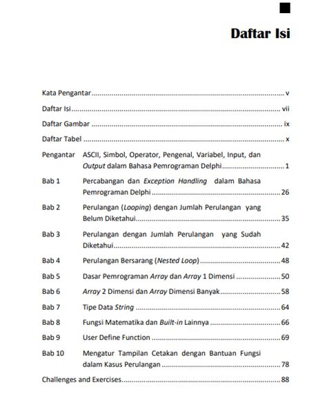 Buku Algoritma Dan Pemrograman Tingkat Dasar Dengan Delphi