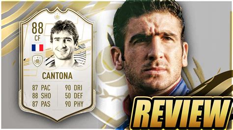 ICON 88 RATED ERIC CANTONA PLAYER REVIEW FIFA 22 ULTIMATE TEAM THE