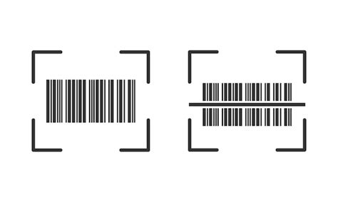 Realistischer Barcode Barcode Symbol Vektor Illustration ESP10