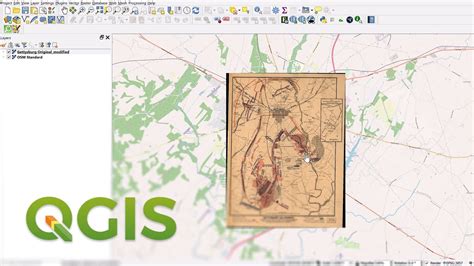 How To Georeference In Qgis Youtube