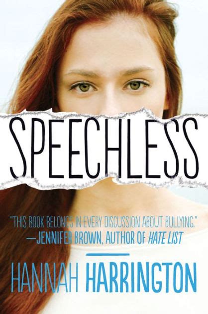 Speechless By Hannah Harrington Paperback Barnes And Noble®