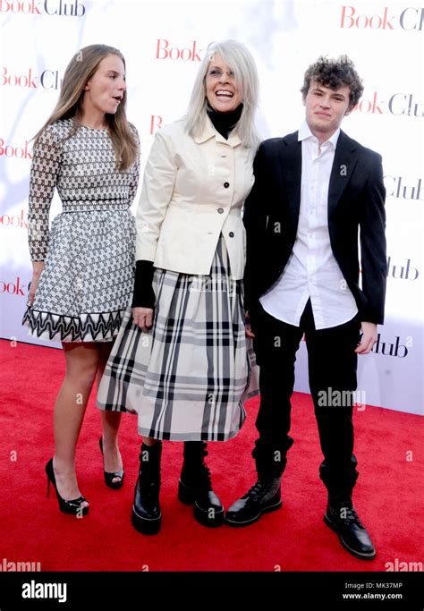 Westwood Usa 6th May 2018 L R Dexter Keaton Actress Diane Keaton