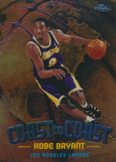 Kobe Bryant 1998 Topps Chrome CC1 Coast To Coast Price Guide Sports