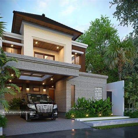 Desain Rumah Style Villa Bali Modern Tropis