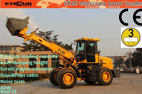 Ce Approved Ton Telescopic Bucket Loader With Rops Fops Cabin China