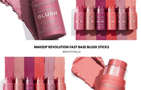 Makeup Revolution Fast Base Blush Sticks Beautyvelle Makeup News