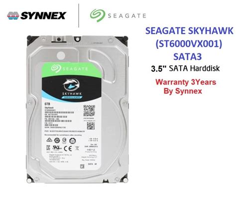 ⚡️⚡️สินค้าราคาพิเศษ⚡️⚡️0seagate ฮาร์ดดิสก์ Hdd Cctv Seagate Skyhawk