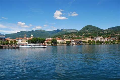 Lake Maggiore, Italy. Verbania Intra Royalty Free Stock Photo - Image ...