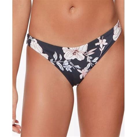 Sanctuary L Night In The Jungle Cinch Back Hipster Bikini Bottom