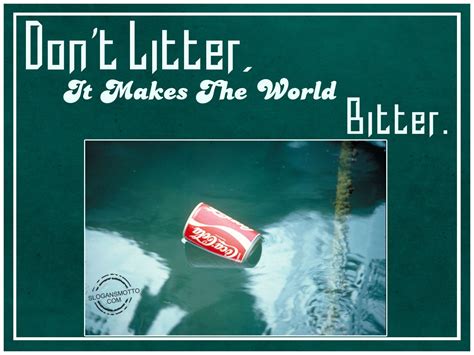 Anti Littering Slogans