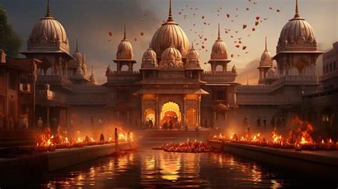 Premium Photo | A Beautiful Wallpaper of Hindu Temple