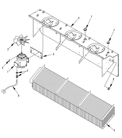 Thermo King CRR 40 Deep Freeze EVAPORATOR FAN GROUP