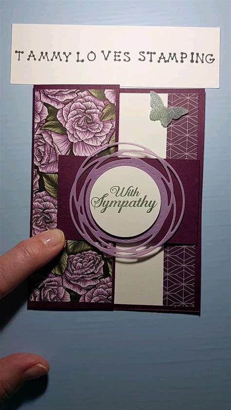 Sympathy card | Sympathy cards handmade, Stamped cards, Handmade ...