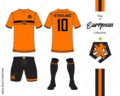 Netherlands football national team uniform. Soccer jersey or football ...