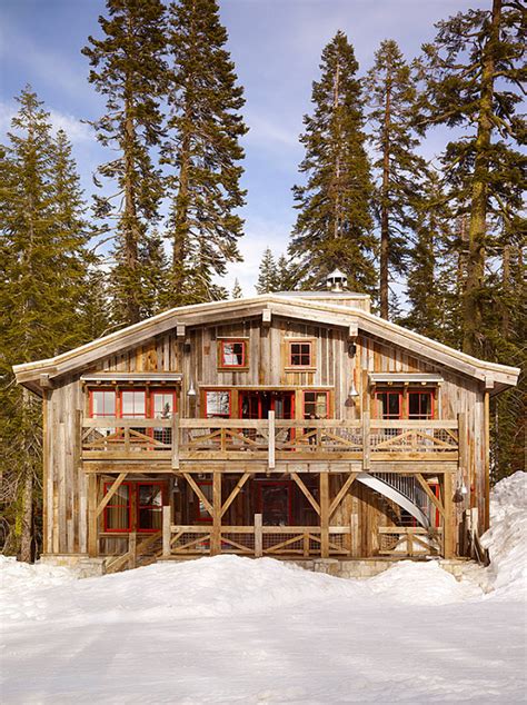 Ski Cabin With Rustic Interiors Home Bunch Interior Design Ideas