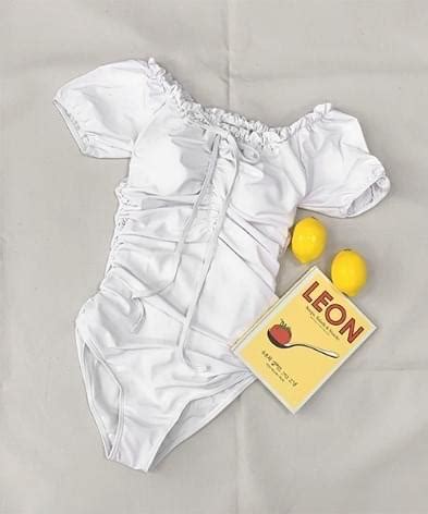 J BLIN Shirring Off Shoulder Bikini Codibook