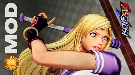 Jenet Plays Baseball And Hits Everyone With Her Bat KOF XV MOD YouTube