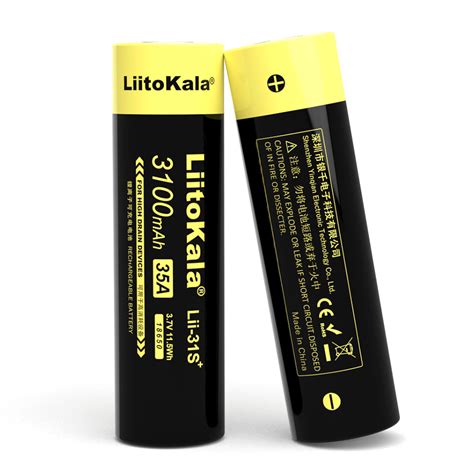 New Liitokala Lii 31s 18650 3100mAh 35A Li Ion Battery 3 7V 18650