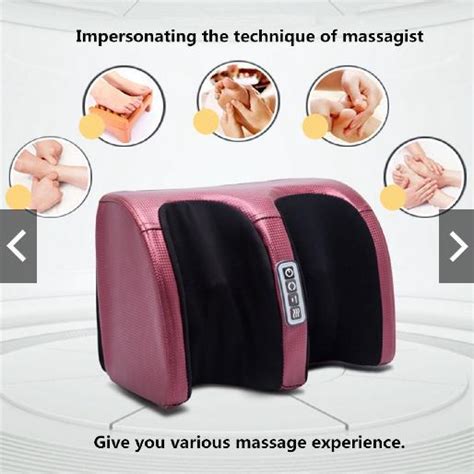 Electric Shiatsu Kneading Foot Calf Leg Plantar Massager Rolling