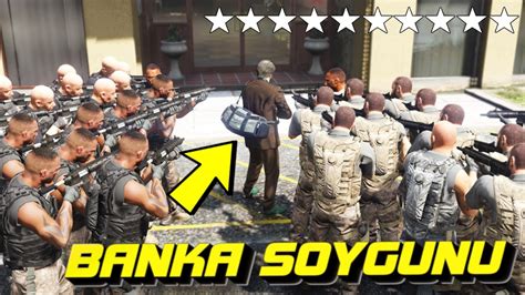 TAKIM ILE BÜYÜK BANKA SOYGUNU GTA 5 MODS YouTube