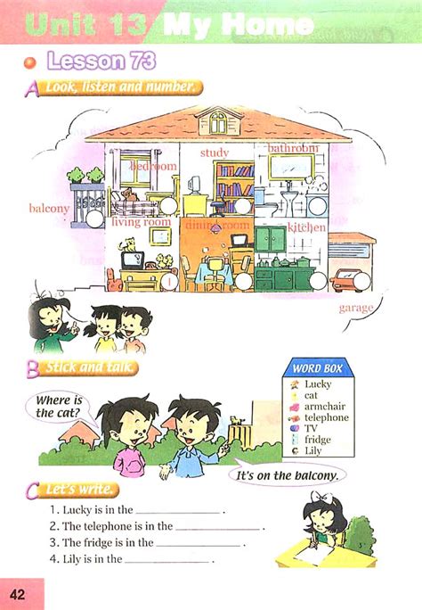 新起点小学三年级英语下册课本lesson73人教版小学课本