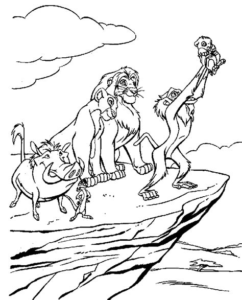 Disney Coloring Pages Hakuna Matata Coloring Home