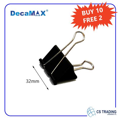 buy    binder clip double clip klip pengikat mm mm
