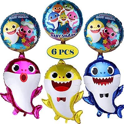 Buy Tinabless Baby Cute Shark Party Supplies Shark Balloons For Baby