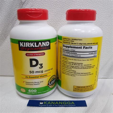 Kirkland Signature Extra Strength D Mcg Softgels Exp July