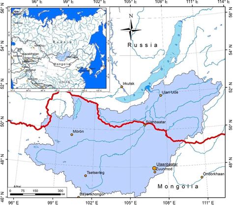 The Selenga River basin. | Download Scientific Diagram
