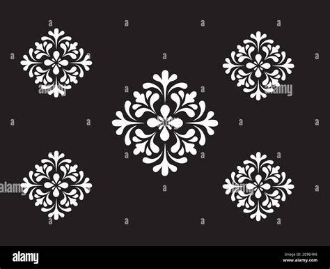 Flower motif sketch for design.Floral seamless background. Decorative ...