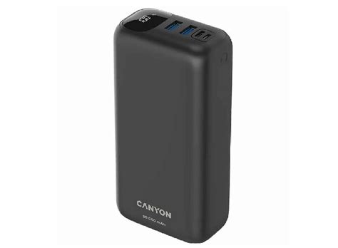 Canyon Powerbank Pb 301 30000 Mah Pd 20W Qc 30 Black Cables Chargers