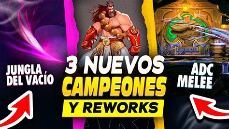 😱¡¡riot Anuncia Un Nuevo Campeon Topnovedades Rework Udyr Y Skarner Y