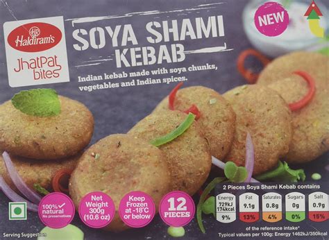 Amazon Haldirams Soya Shami Kebab 300 Grams Gm Grocery