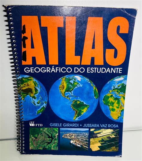 Atlas Geogr Fico Do Estudante Livro Ftd Usado Enjoei