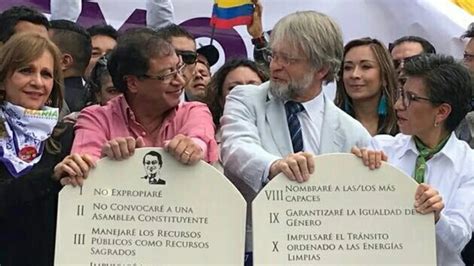 Así Fue Como Gustavo Petro Con Mockus Y Claudia López “firmó En