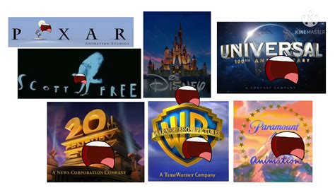 20th Century Fox Scott Free Universal Warner Bros Paramount Animation Disney Pixar Screaming