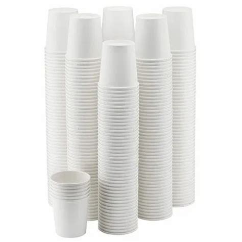 Packet Size 50 Piece White 85 ML Plain Paper Tea Cup At 14 Piece In